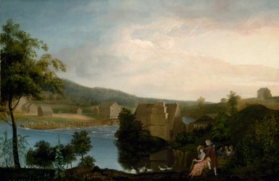 Pleasure Party by a Mill by James the Elder Peale